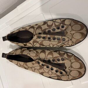 Coach Monogram Kira Sneakers Size 8.5